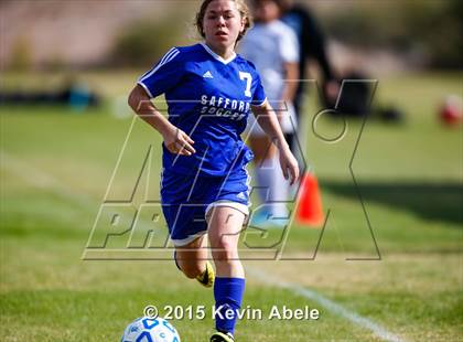 Thumbnail 2 in Safford vs Desert Edge (PCDS Girls Soccer Desert Classic) photogallery.
