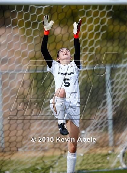 Thumbnail 2 in Safford vs Desert Edge (PCDS Girls Soccer Desert Classic) photogallery.