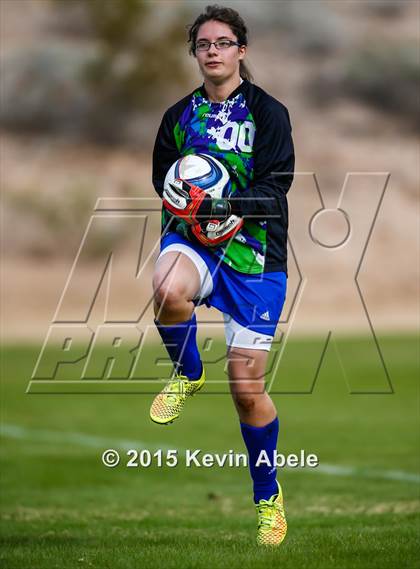 Thumbnail 1 in Safford vs Desert Edge (PCDS Girls Soccer Desert Classic) photogallery.