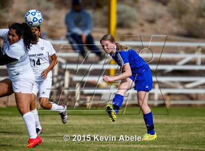 Thumbnail 2 in Safford vs Desert Edge (PCDS Girls Soccer Desert Classic) photogallery.