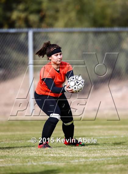 Thumbnail 1 in Safford vs Desert Edge (PCDS Girls Soccer Desert Classic) photogallery.