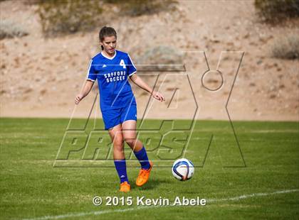 Thumbnail 1 in Safford vs Desert Edge (PCDS Girls Soccer Desert Classic) photogallery.