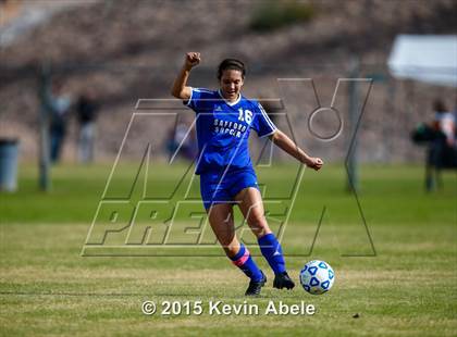 Thumbnail 1 in Safford vs Desert Edge (PCDS Girls Soccer Desert Classic) photogallery.