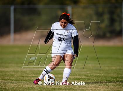 Thumbnail 1 in Safford vs Desert Edge (PCDS Girls Soccer Desert Classic) photogallery.