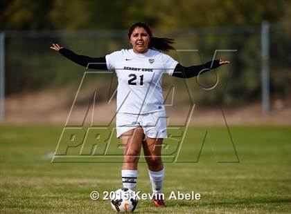 Thumbnail 3 in Safford vs Desert Edge (PCDS Girls Soccer Desert Classic) photogallery.