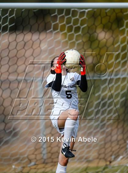 Thumbnail 2 in Safford vs Desert Edge (PCDS Girls Soccer Desert Classic) photogallery.