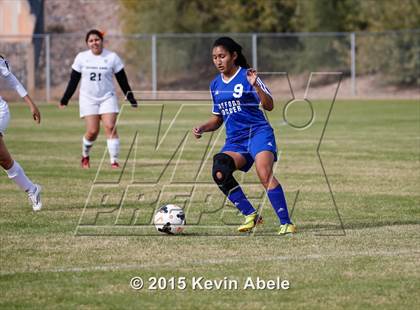 Thumbnail 1 in Safford vs Desert Edge (PCDS Girls Soccer Desert Classic) photogallery.
