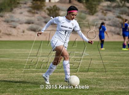 Thumbnail 2 in Safford vs Desert Edge (PCDS Girls Soccer Desert Classic) photogallery.