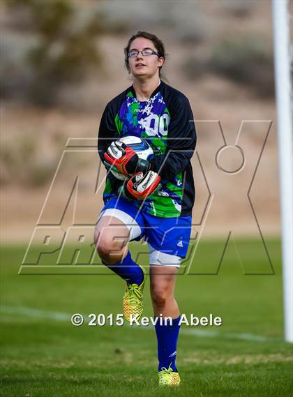 Thumbnail 3 in Safford vs Desert Edge (PCDS Girls Soccer Desert Classic) photogallery.