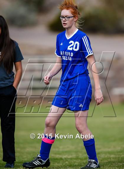 Thumbnail 3 in Safford vs Desert Edge (PCDS Girls Soccer Desert Classic) photogallery.