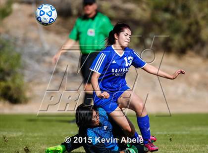 Thumbnail 2 in Safford vs Desert Edge (PCDS Girls Soccer Desert Classic) photogallery.