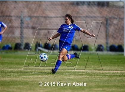 Thumbnail 2 in Safford vs Desert Edge (PCDS Girls Soccer Desert Classic) photogallery.