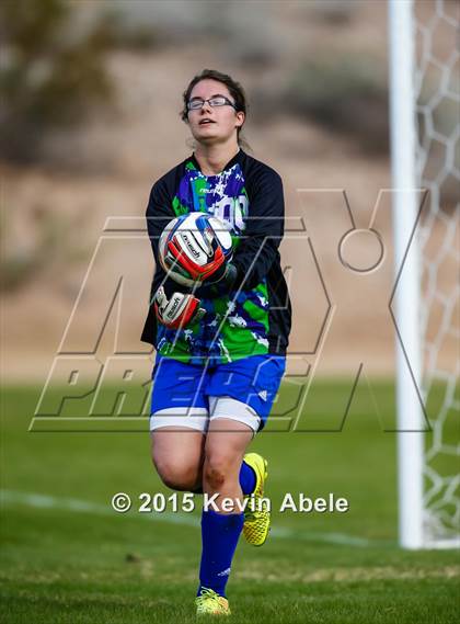 Thumbnail 2 in Safford vs Desert Edge (PCDS Girls Soccer Desert Classic) photogallery.