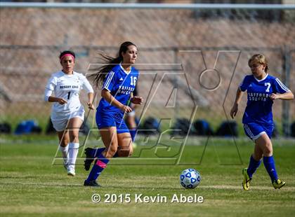 Thumbnail 1 in Safford vs Desert Edge (PCDS Girls Soccer Desert Classic) photogallery.