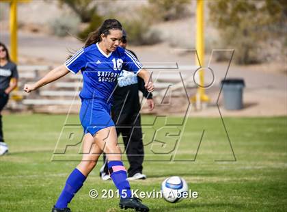 Thumbnail 1 in Safford vs Desert Edge (PCDS Girls Soccer Desert Classic) photogallery.