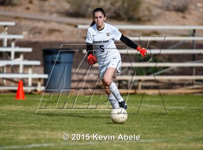Thumbnail 2 in Safford vs Desert Edge (PCDS Girls Soccer Desert Classic) photogallery.