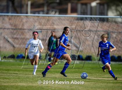 Thumbnail 2 in Safford vs Desert Edge (PCDS Girls Soccer Desert Classic) photogallery.