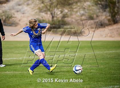 Thumbnail 1 in Safford vs Desert Edge (PCDS Girls Soccer Desert Classic) photogallery.