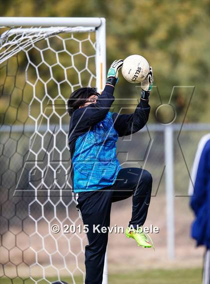 Thumbnail 1 in Safford vs Desert Edge (PCDS Girls Soccer Desert Classic) photogallery.