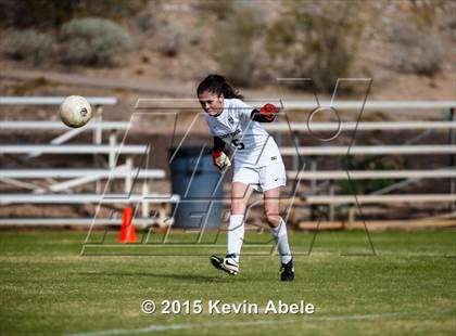 Thumbnail 1 in Safford vs Desert Edge (PCDS Girls Soccer Desert Classic) photogallery.