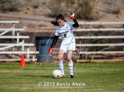 Thumbnail 2 in Safford vs Desert Edge (PCDS Girls Soccer Desert Classic) photogallery.