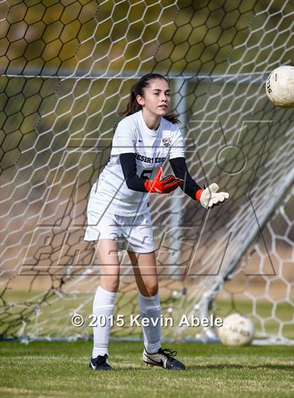 Thumbnail 2 in Safford vs Desert Edge (PCDS Girls Soccer Desert Classic) photogallery.