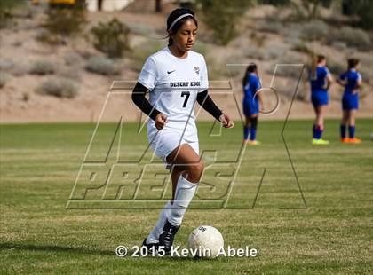 Thumbnail 3 in Safford vs Desert Edge (PCDS Girls Soccer Desert Classic) photogallery.