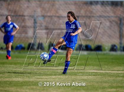 Thumbnail 1 in Safford vs Desert Edge (PCDS Girls Soccer Desert Classic) photogallery.