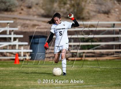 Thumbnail 1 in Safford vs Desert Edge (PCDS Girls Soccer Desert Classic) photogallery.