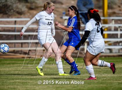 Thumbnail 2 in Safford vs Desert Edge (PCDS Girls Soccer Desert Classic) photogallery.