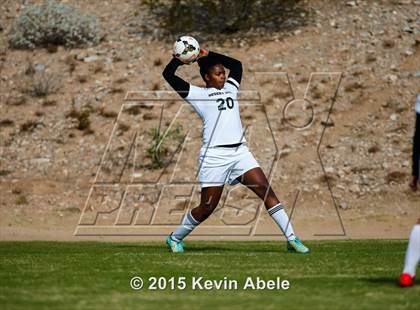 Thumbnail 2 in Safford vs Desert Edge (PCDS Girls Soccer Desert Classic) photogallery.