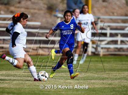 Thumbnail 3 in Safford vs Desert Edge (PCDS Girls Soccer Desert Classic) photogallery.