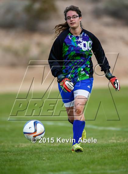 Thumbnail 1 in Safford vs Desert Edge (PCDS Girls Soccer Desert Classic) photogallery.