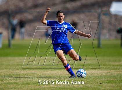 Thumbnail 3 in Safford vs Desert Edge (PCDS Girls Soccer Desert Classic) photogallery.
