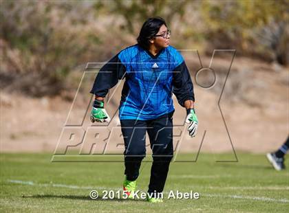 Thumbnail 3 in Safford vs Desert Edge (PCDS Girls Soccer Desert Classic) photogallery.
