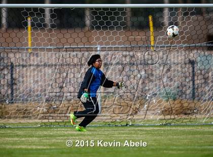 Thumbnail 1 in Safford vs Desert Edge (PCDS Girls Soccer Desert Classic) photogallery.