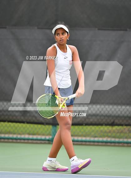 Thumbnail 2 in Centennial vs Liberal Arts & Science Academy - Austin (UIL 5A Team Tennis Final) photogallery.