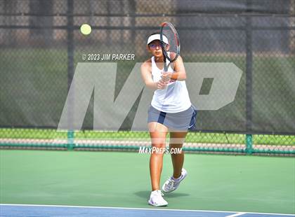 Thumbnail 3 in Centennial vs Liberal Arts & Science Academy - Austin (UIL 5A Team Tennis Final) photogallery.