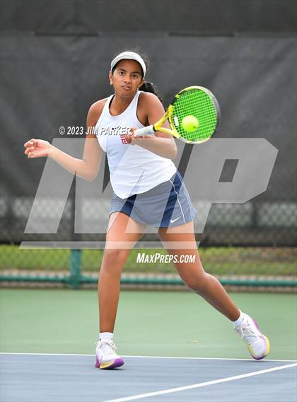 Thumbnail 2 in Centennial vs Liberal Arts & Science Academy - Austin (UIL 5A Team Tennis Final) photogallery.