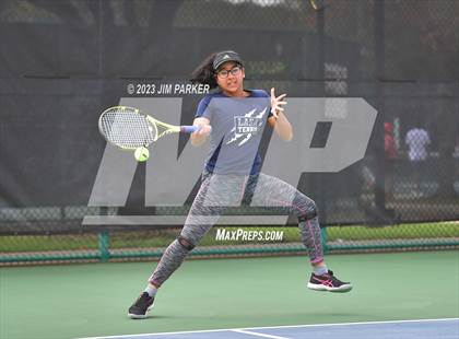 Thumbnail 1 in Centennial vs Liberal Arts & Science Academy - Austin (UIL 5A Team Tennis Final) photogallery.