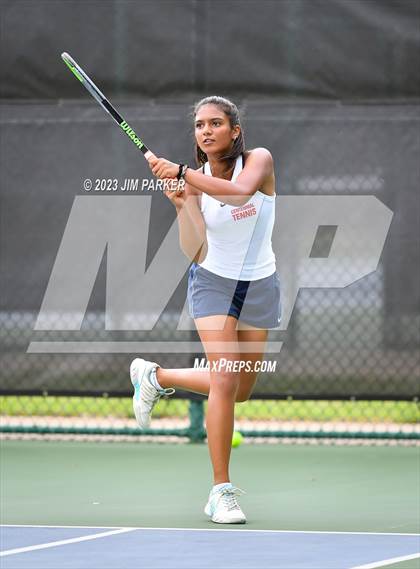 Thumbnail 2 in Centennial vs Liberal Arts & Science Academy - Austin (UIL 5A Team Tennis Final) photogallery.