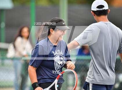 Thumbnail 2 in Centennial vs Liberal Arts & Science Academy - Austin (UIL 5A Team Tennis Final) photogallery.