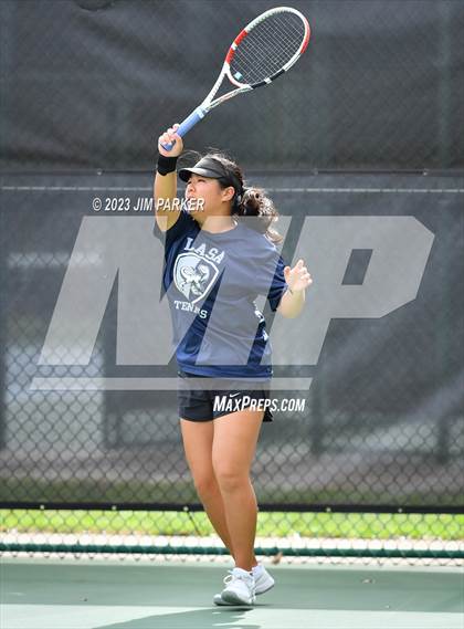 Thumbnail 1 in Centennial vs Liberal Arts & Science Academy - Austin (UIL 5A Team Tennis Final) photogallery.