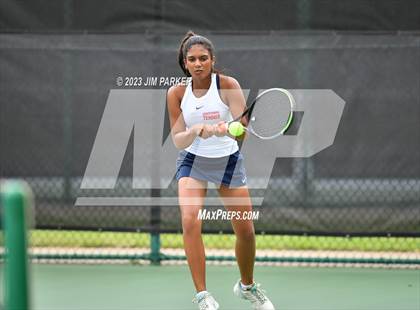 Thumbnail 1 in Centennial vs Liberal Arts & Science Academy - Austin (UIL 5A Team Tennis Final) photogallery.