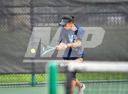 Thumbnail 3 in Centennial vs Liberal Arts & Science Academy - Austin (UIL 5A Team Tennis Final) photogallery.
