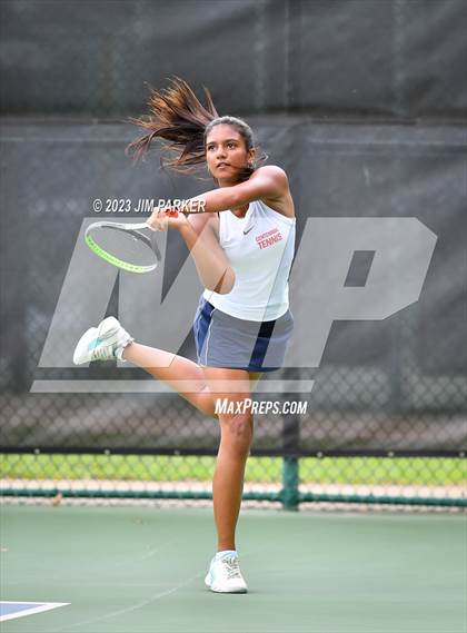Thumbnail 3 in Centennial vs Liberal Arts & Science Academy - Austin (UIL 5A Team Tennis Final) photogallery.