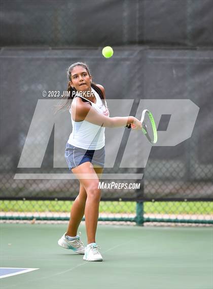 Thumbnail 3 in Centennial vs Liberal Arts & Science Academy - Austin (UIL 5A Team Tennis Final) photogallery.