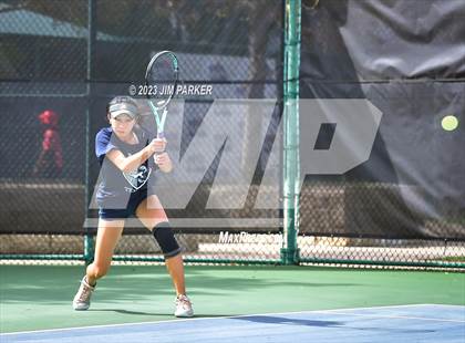 Thumbnail 2 in Centennial vs Liberal Arts & Science Academy - Austin (UIL 5A Team Tennis Final) photogallery.
