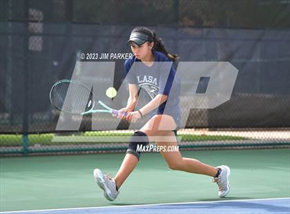 Thumbnail 1 in Centennial vs Liberal Arts & Science Academy - Austin (UIL 5A Team Tennis Final) photogallery.