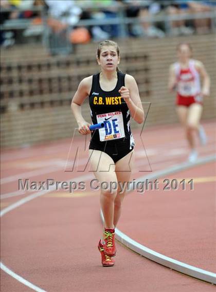 Thumbnail 1 in 117th Penn Relays (Girls 4x800 Large Schools Event 106) photogallery.